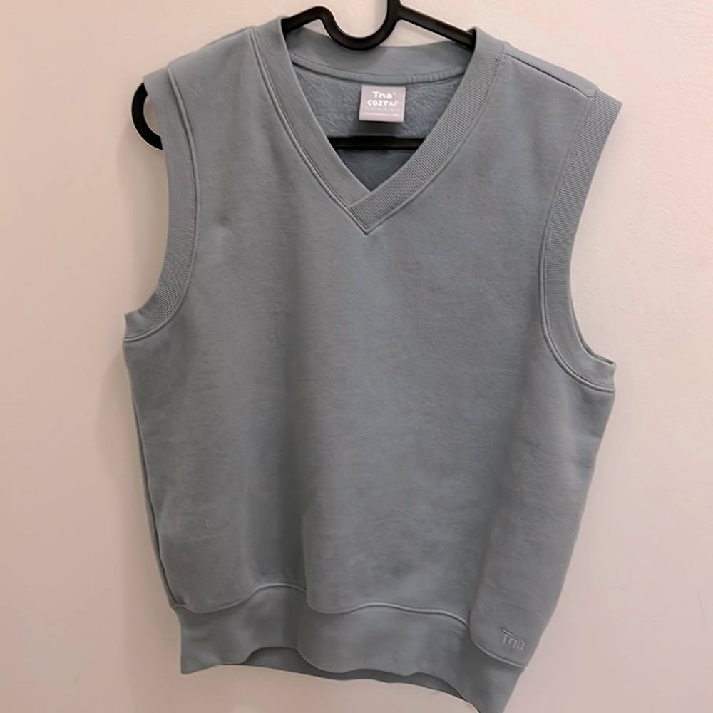 TNA Cozy Fleece Perfect Vest in 2XS